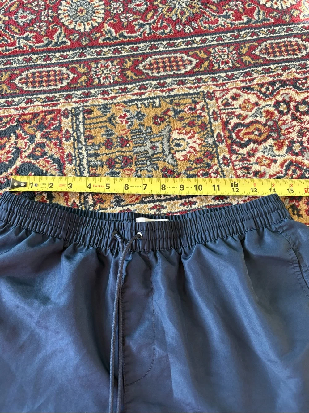 Calvin Klein Men's Dark Navy Swim Shorts with Drawstring